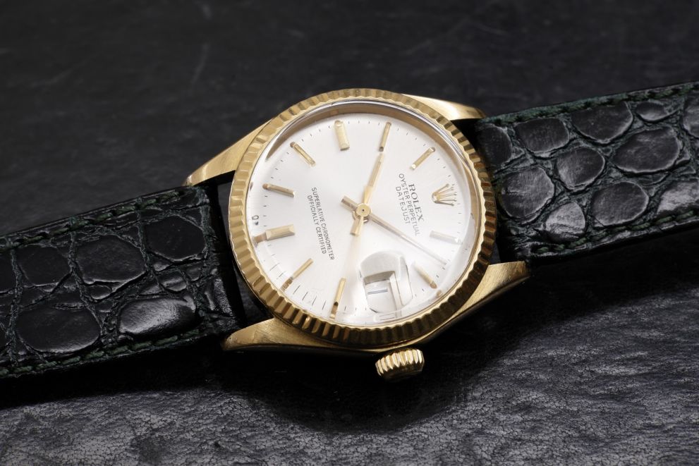 Rolex Datejust 31 Ref. 6827 Yellow Gold 18kt Argente Sigma dial