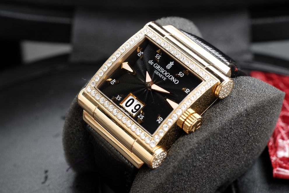 De Grisogono Instrumento Grande rose gold diamonds - oro rosa brillanti