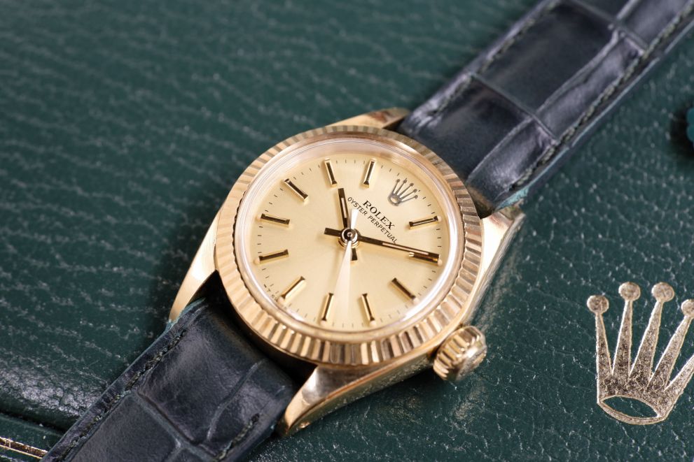 Rolex Oyster Peprpetual Lady 26 Ref. 6718 Yellow Gold 18kt
