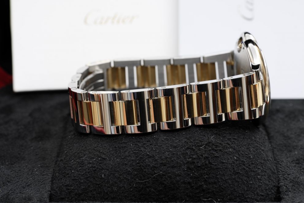 Ballon Bleu De Cartier Watch steel gold 33mm b/p full set