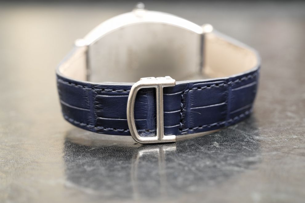 Cartier Platinum Tonneau "Salon Prive'" Super rare Large  mecanique Jumbo size