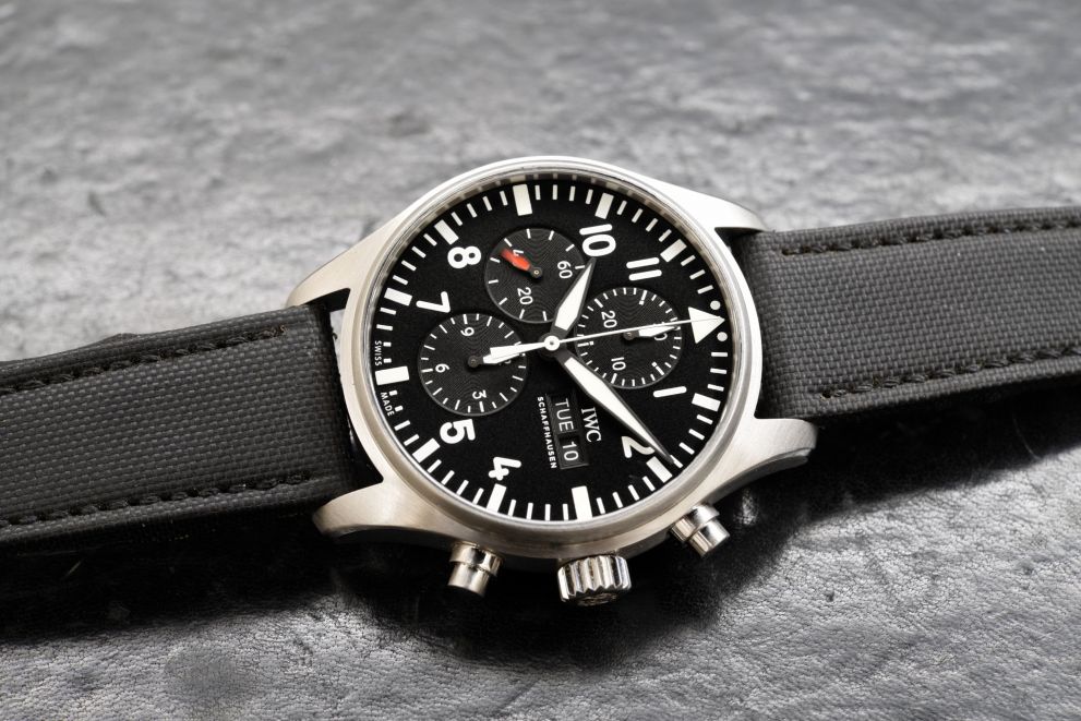 Iwc Pilot's Watch Chronograph 43 IW377709 Black Dial