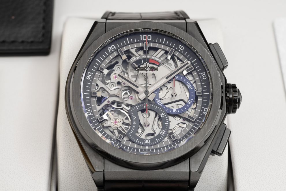 Zenith Defy El Primero 21 Black Ceramic 2021 full set