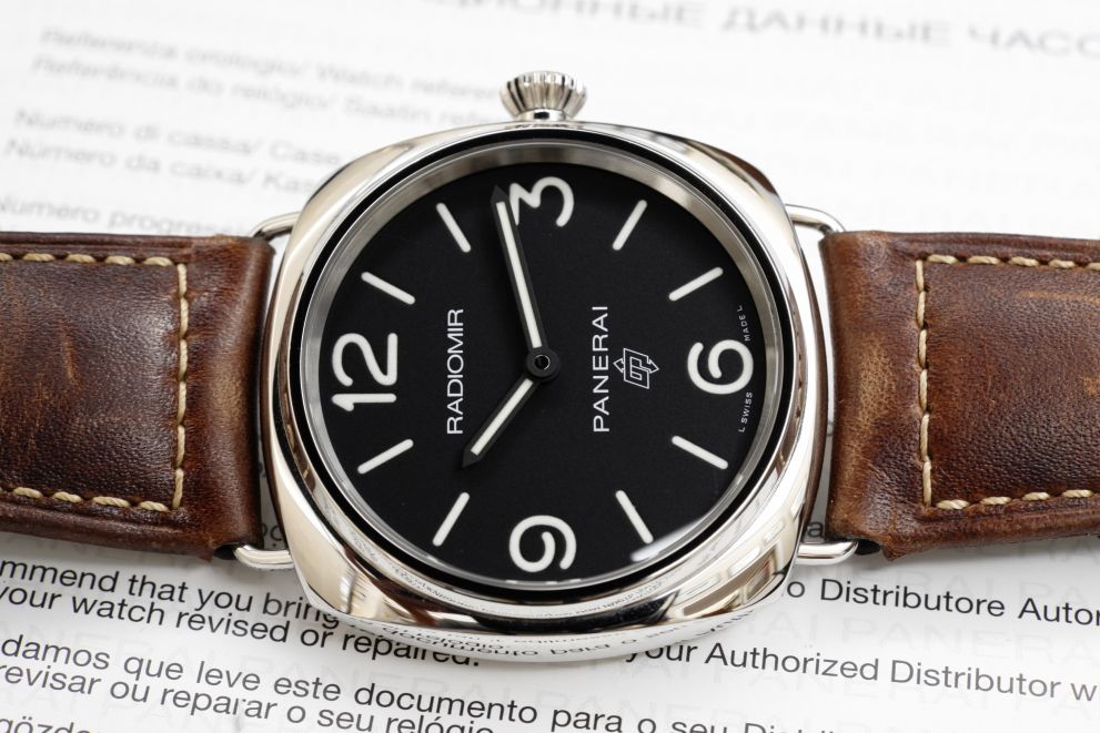 Panerai Radiomir Base Logo 3 days PAM00753 45mm full set B/p OP7160