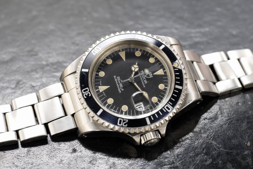 Tudor Submariner Date Vintage plexy Ref. 79090 B serie with 9315 oyster