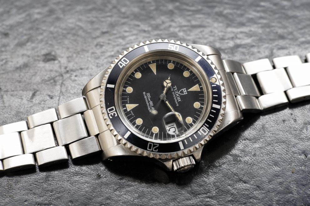 Tudor Submariner Date Vintage plexy Ref. 79090 B serie with 9315 oyster
