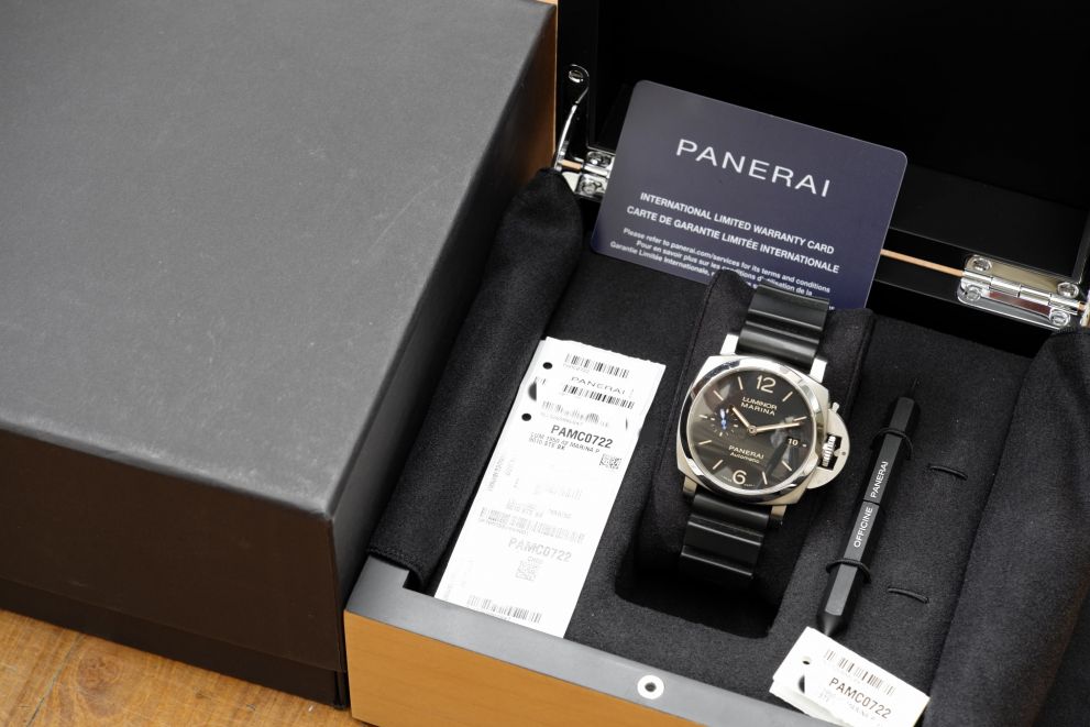 Paneari Luminor Marina 1950 3 Days Automatic Full set b/p top conditions