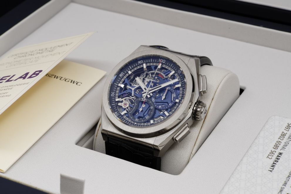 Zenith Defy El Primero 21 Titanium Skeleton Full set b/p