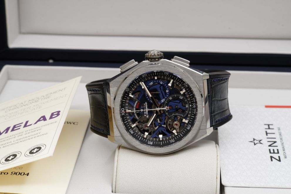 Zenith Defy El Primero 21 Titanium Skeleton Full set b/p
