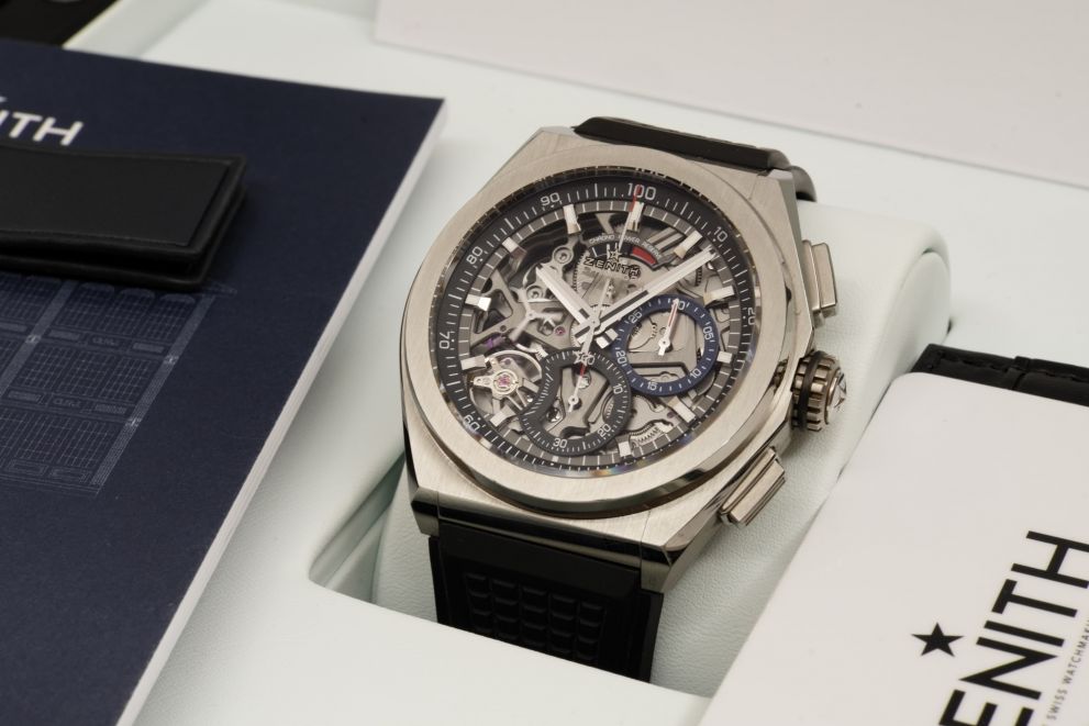 Zenith Defy El Primero 21 Titanium Skeleton Full set b/p