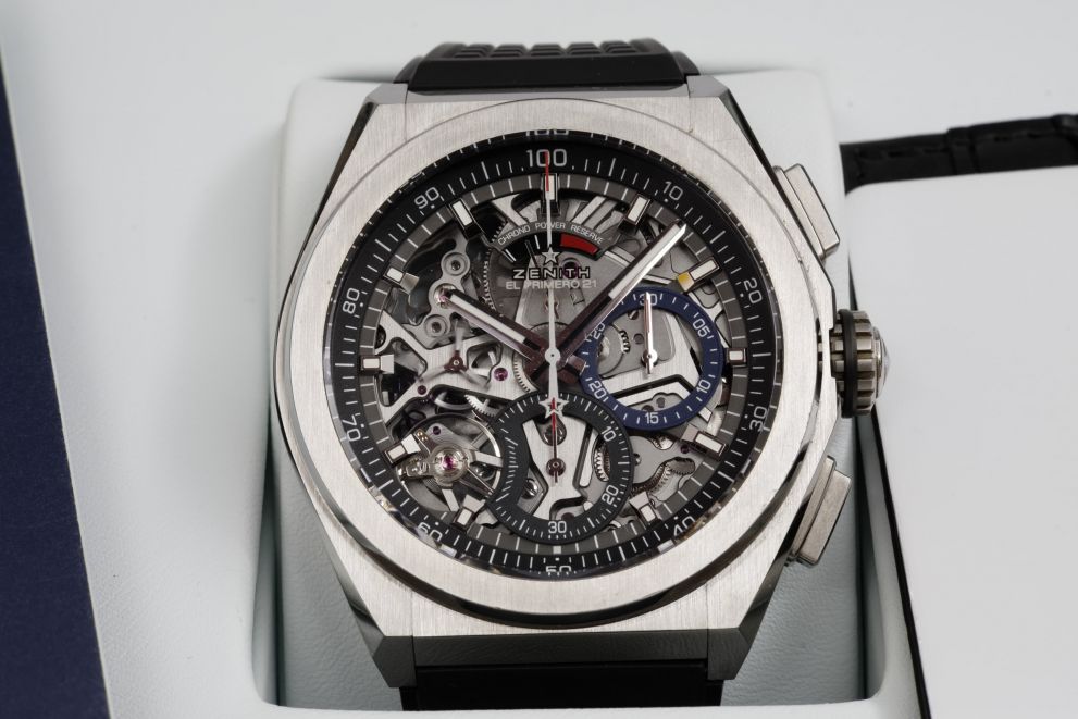 Zenith Defy El Primero 21 Titanium Skeleton Full set b/p