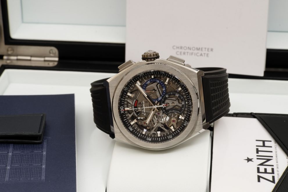 Zenith Defy El Primero 21 Titanium Skeleton Full set b/p