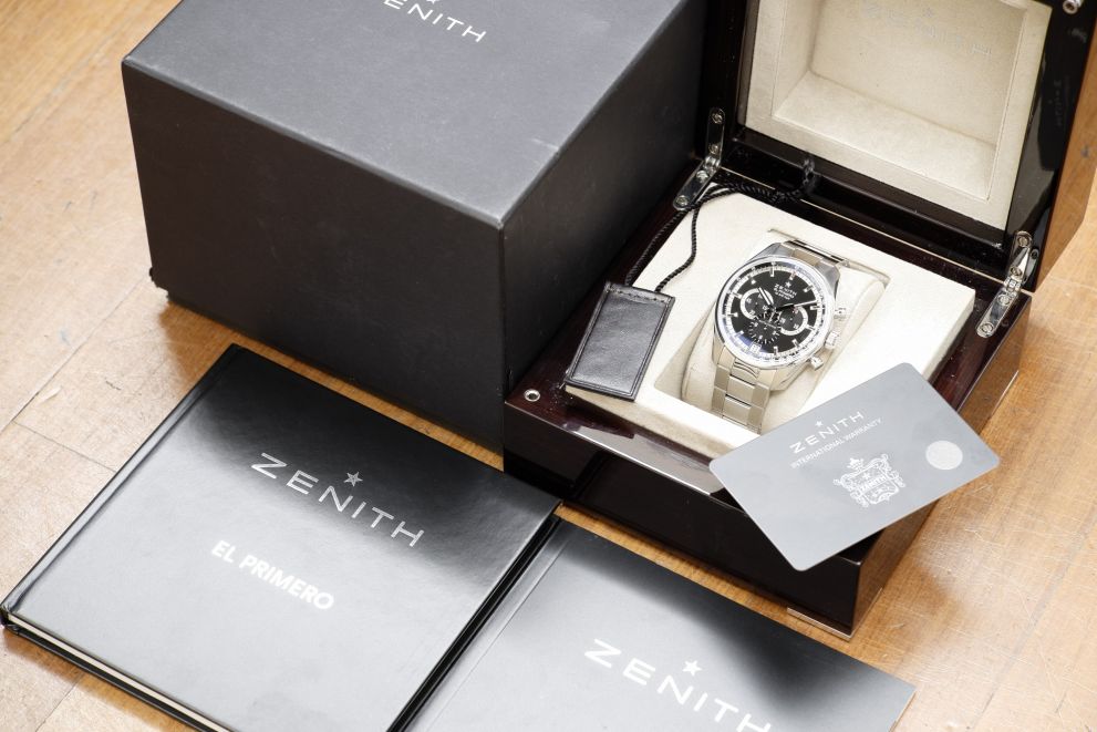 Zenith El Primero 36'000 Vph Full set B/p Tag - top conditions