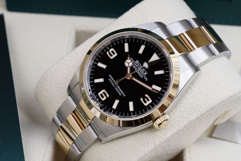 Rolex Explorer SS / Yellow Gold 18kt Full set 2021 b/p TAG