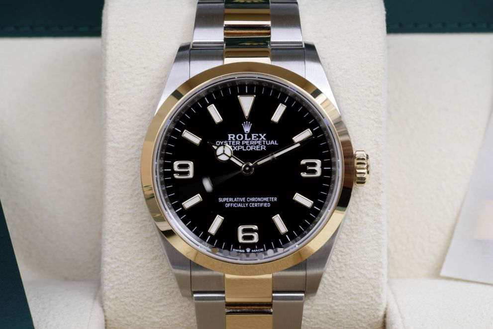 Rolex Explorer SS / Yellow Gold 18kt Full set 2021 b/p TAG