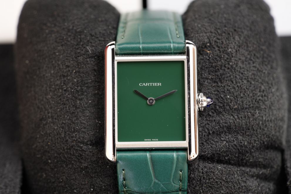Cartier Tank Must WSTA0056 Green Full set NEW Unworn 2025 - Ref. 4323