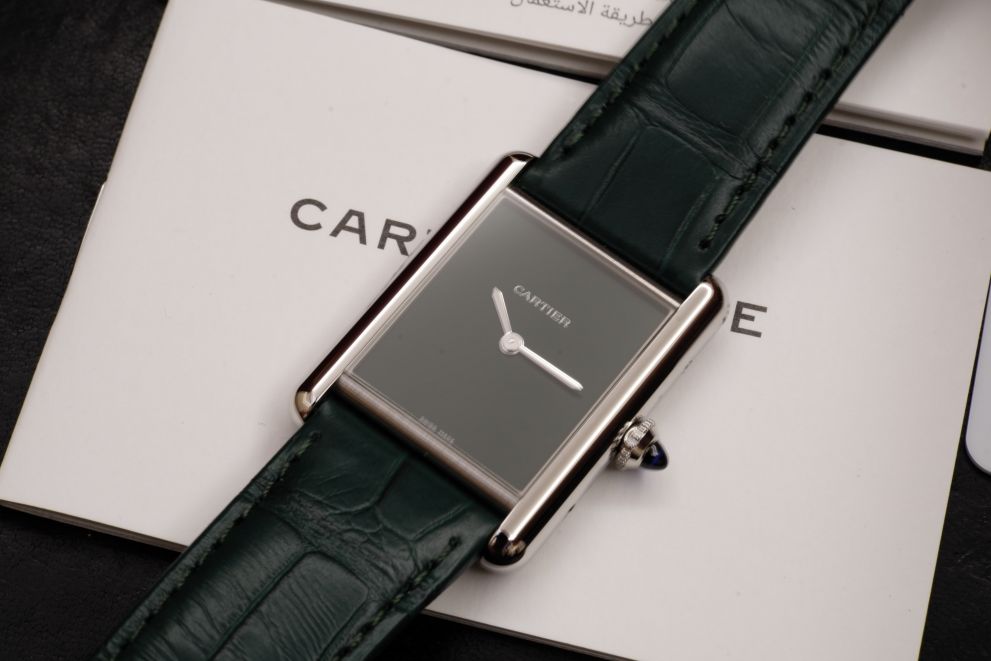 Cartier Tank Must WSTA0056 Green Full set NEW Unworn 2025 - Ref. 4323