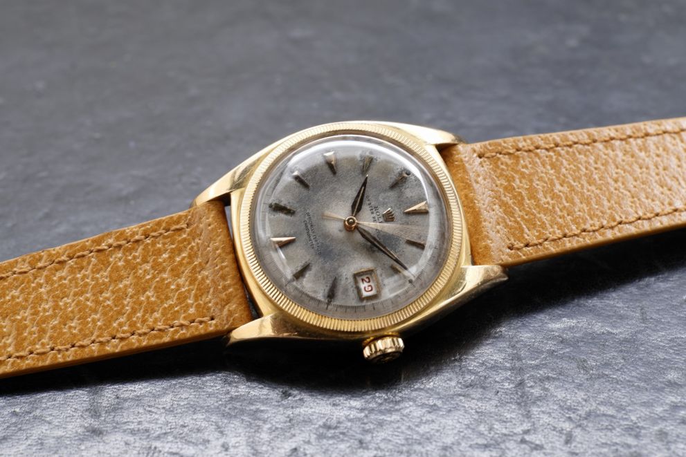 Rolex Big Bubble back - Ovettone - Mk1 Ref. 6075 Super rare Original OCC Dial