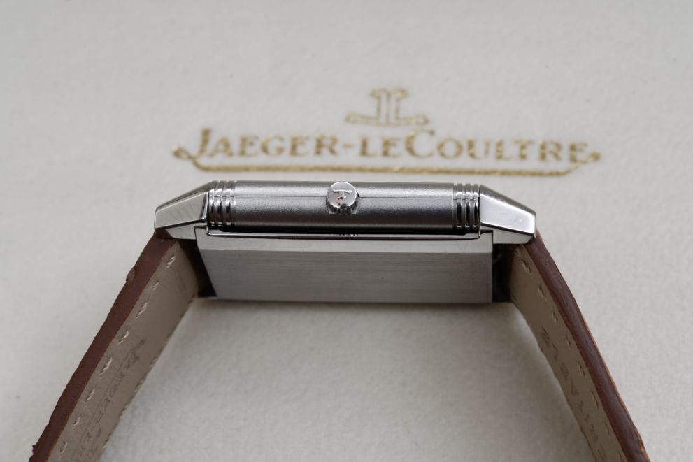 Jaeger-LeCoultre Reverso Classique Black "Shadow" dial with box