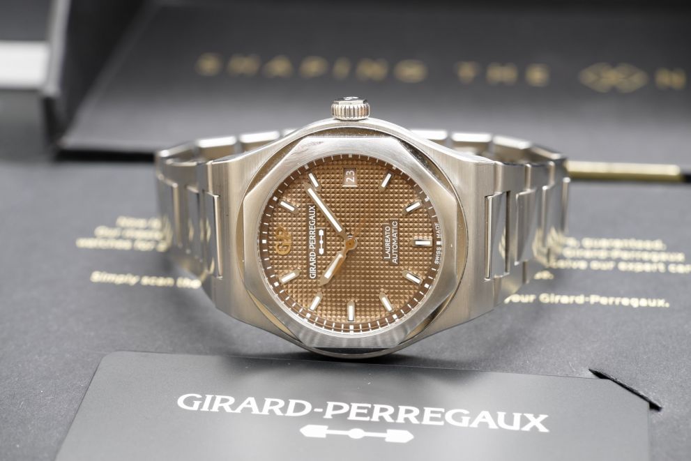 Girard-Perregaux Laureato 38mm "Copper" Rame Soleil Dial Full set 2023