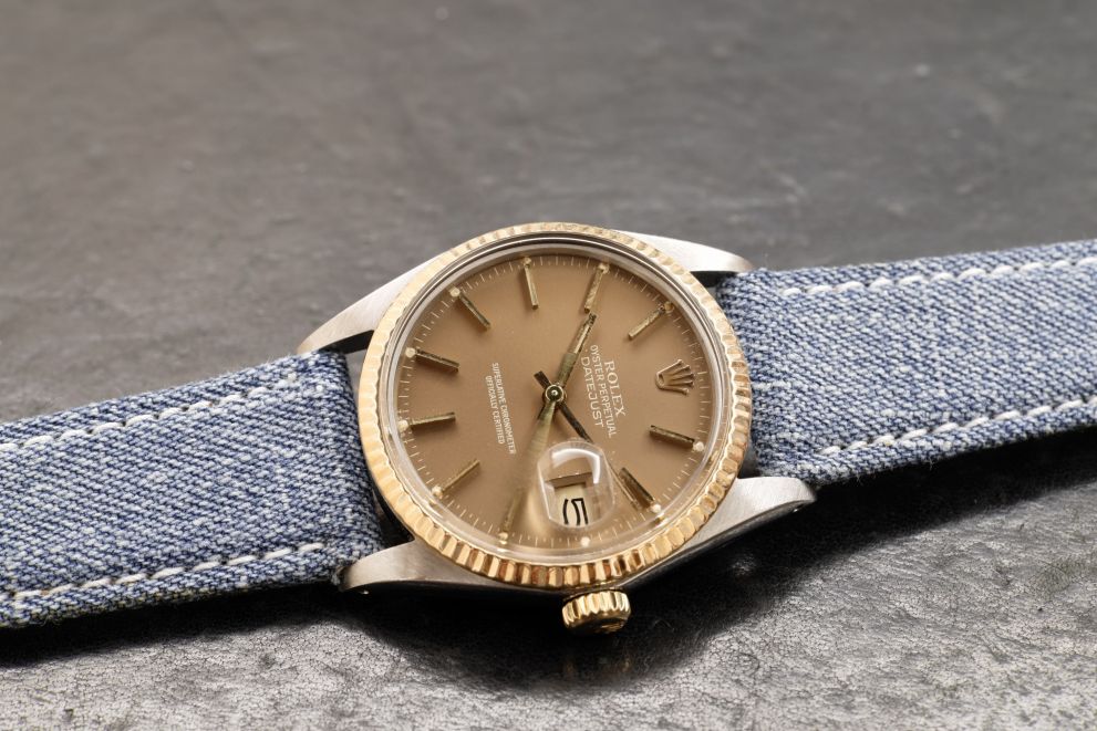 Rolex Datejust Ref. 16013 Rare brown tropical dial - SS / Gold - top conditions