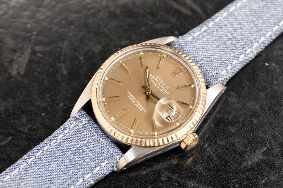 Rolex Datejust Ref. 16013 Rare brown tropical dial - SS / Gold - top conditions