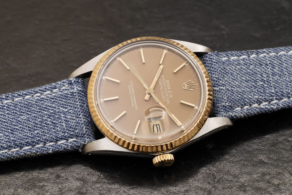 Rolex Datejust Ref. 16013 Rare brown tropical dial - SS / Gold - top conditions