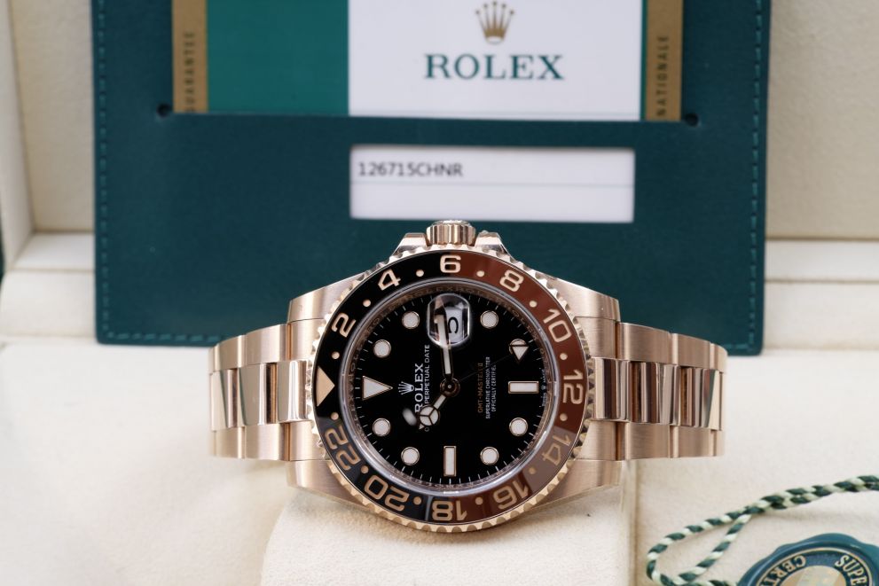 Rolex Gmt-Master Ref. 126715CHNR Everose Full set 2019