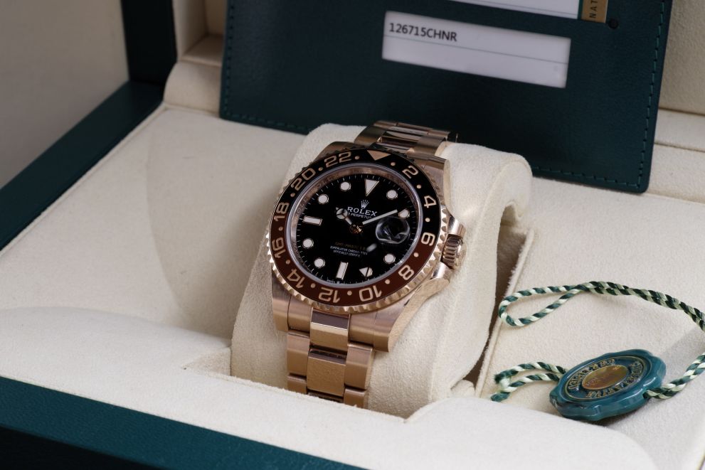 Rolex Gmt-Master Ref. 126715CHNR Everose Full set 2019