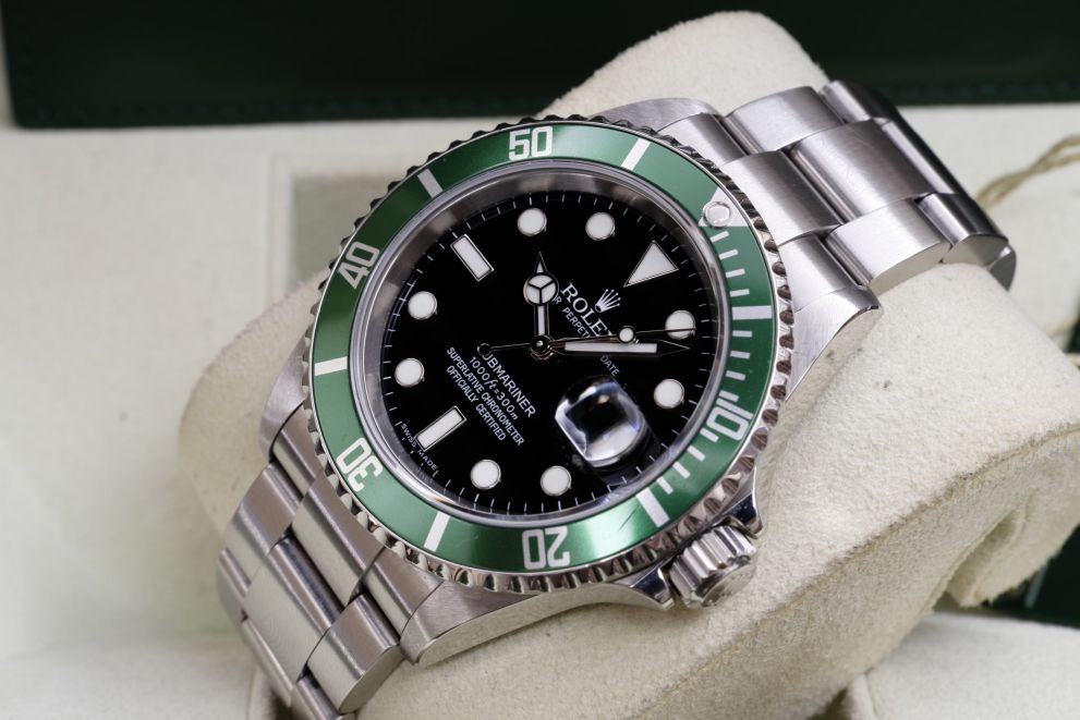 Rolex Submariner Date Ref. 16610LV RRR Card Full set