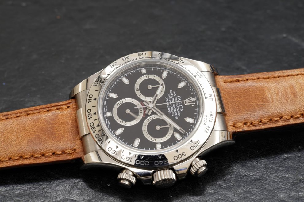 Rolex Daytona White Gold 18kt Black dial P serie - Top conditions - oro bianco