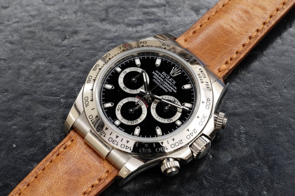 Rolex Daytona White Gold 18kt Black dial P serie - Top conditions - oro bianco
