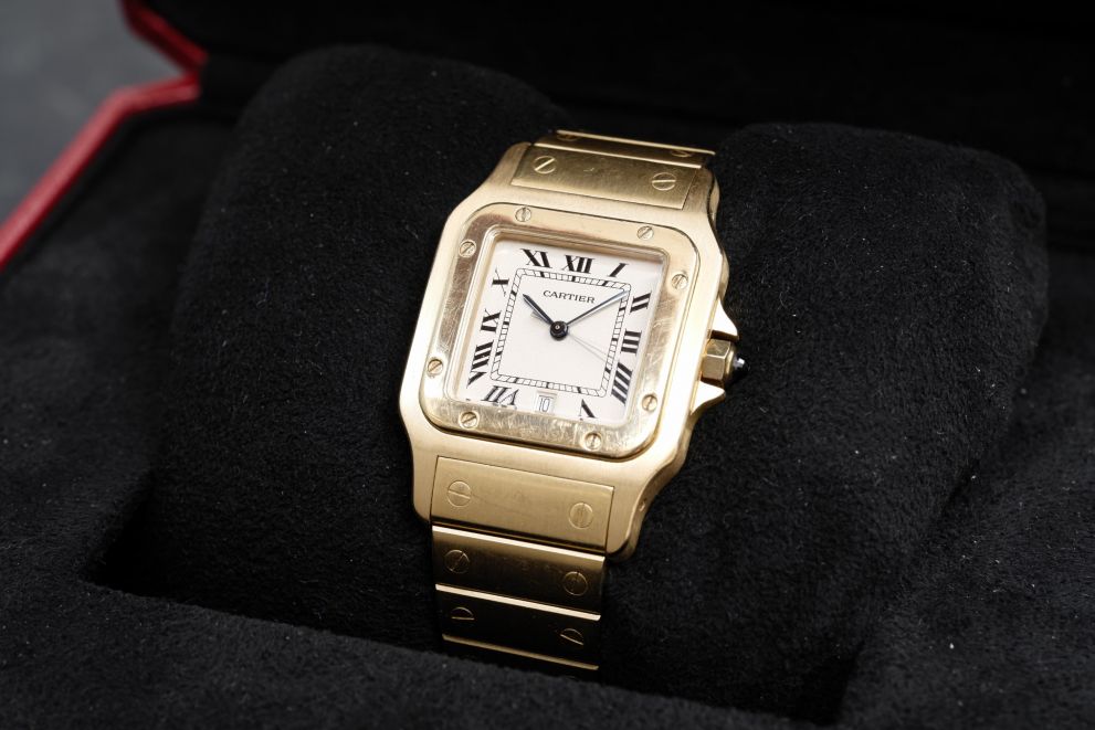 Cartier Santos Galbee Ref. 887901 Yellow Gold 18kt with box - oro giallo