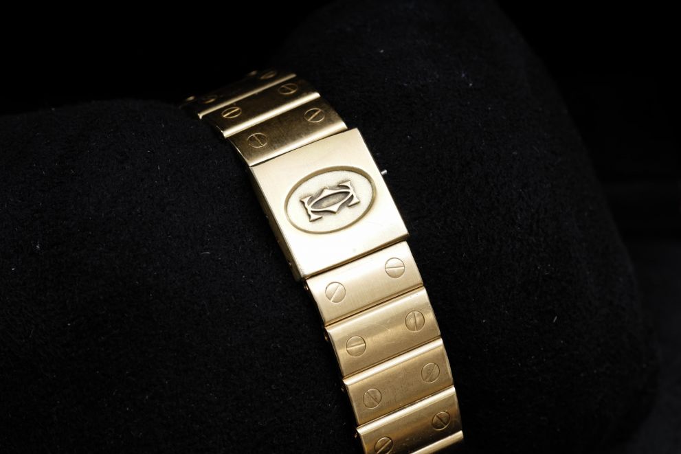 Cartier Santos Galbee Ref. 887901 Yellow Gold 18kt with box - oro giallo
