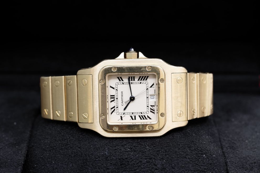 Cartier Santos Galbee Ref. 887901 Yellow Gold 18kt with box - oro giallo