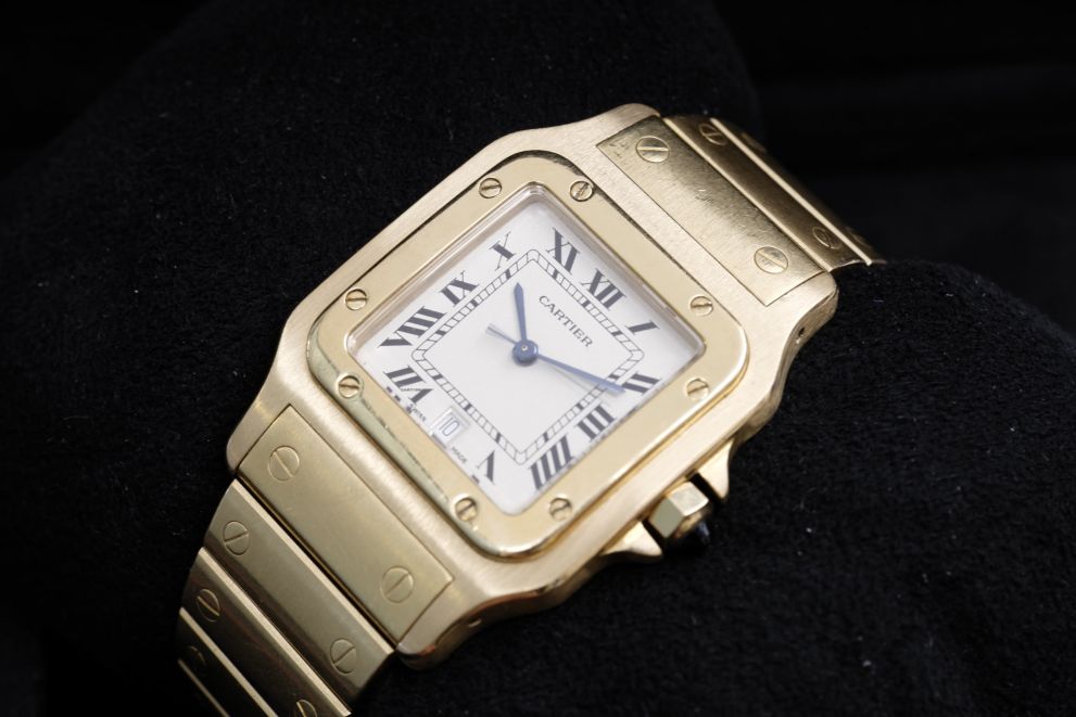 Cartier Santos Galbee Ref. 887901 Yellow Gold 18kt with box - oro giallo