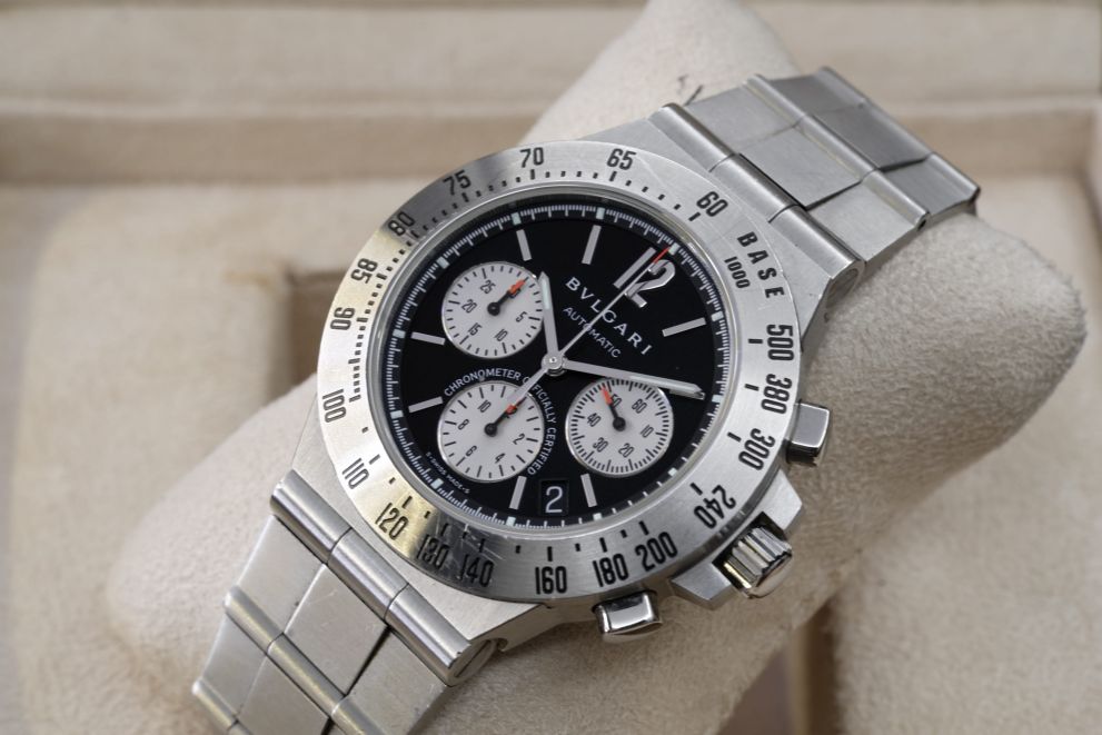 Bulgari Diagono Chronograph Special edition "Ferretti Boats" full set Top