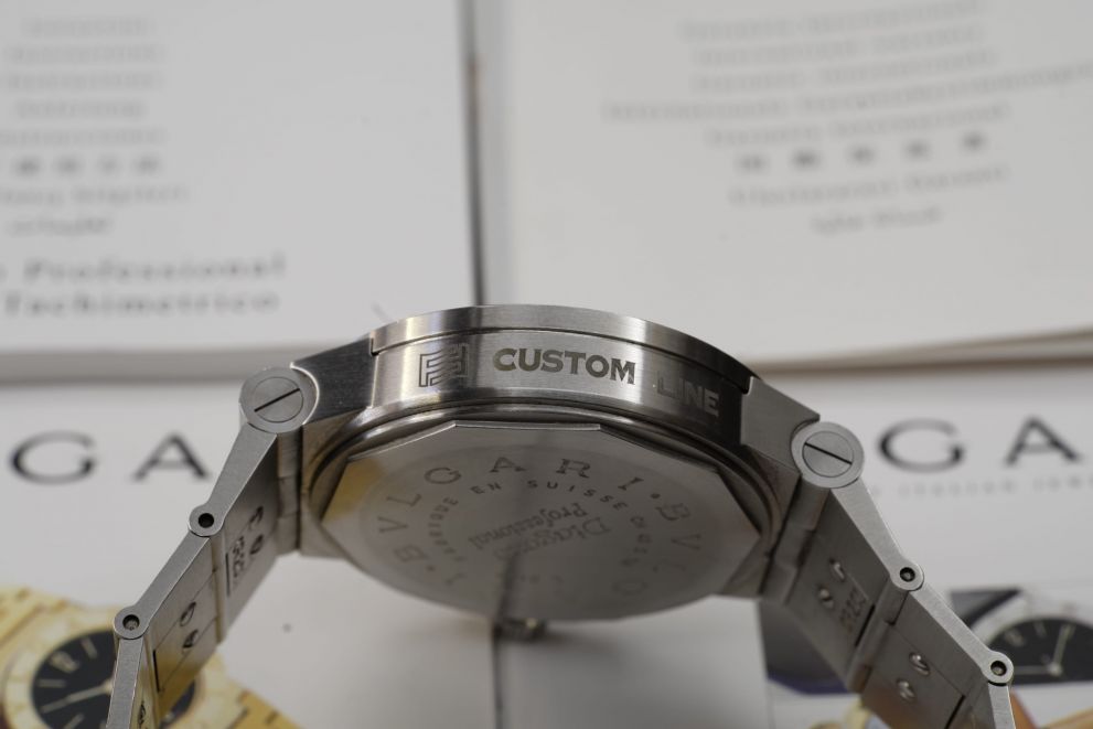 Bulgari Diagono Chronograph Special edition "Ferretti Boats" full set Top