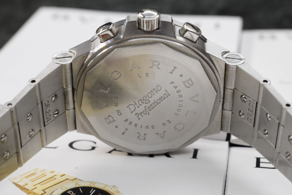 Bulgari Diagono Chronograph Special edition "Ferretti Boats" full set Top