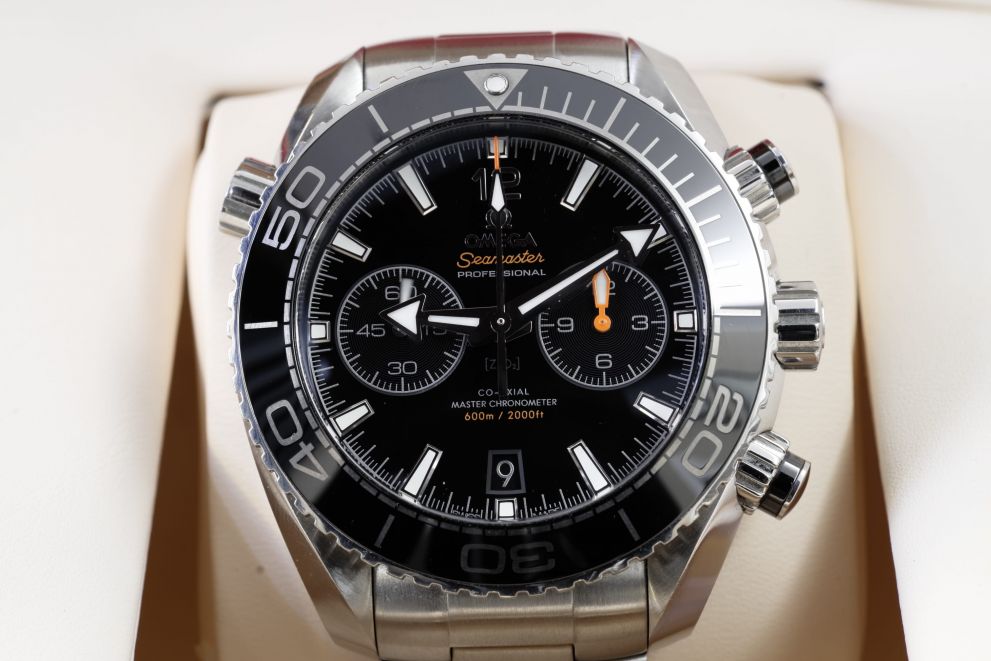 Omega Seamaster Planet Ocean Chronograph Co-Axial Master Chronometer Full set b/p