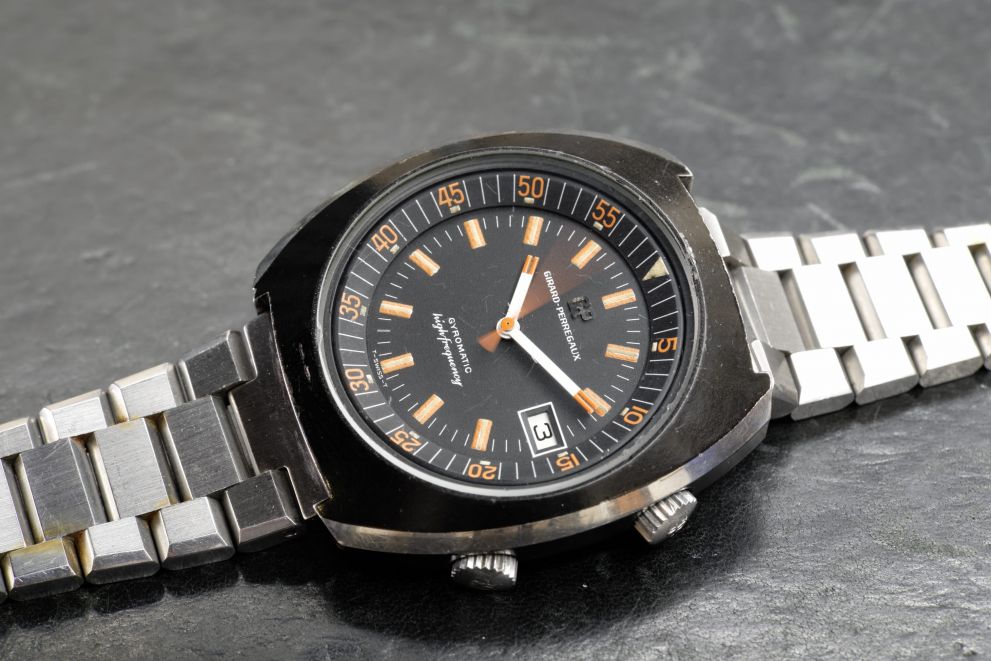 Girard-Perregaux Gyromatic "High frequency" Super compressor case