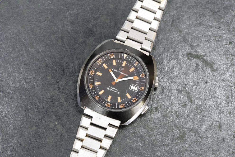 Girard-Perregaux Gyromatic "High frequency" Super compressor case