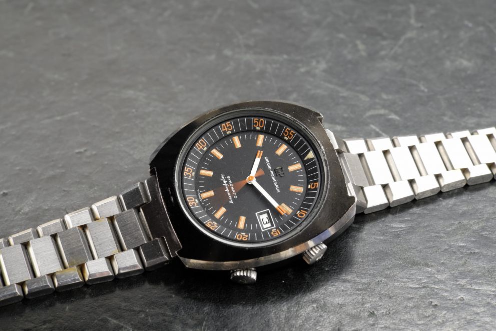 Girard-Perregaux Gyromatic "High frequency" Super compressor case