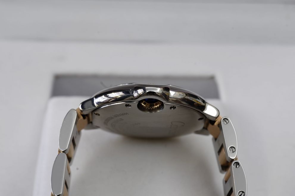 Cartier Ballon Bleu Ref. 2389 Diamonds dial Steel & Rose Gold