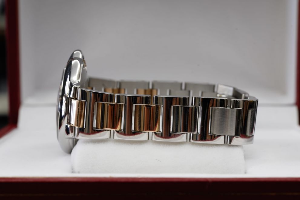 Cartier Ballon Bleu Ref. 2389 Diamonds dial Steel & Rose Gold