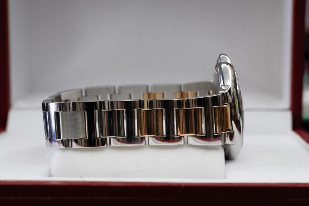 Cartier Ballon Bleu Ref. 2389 Diamonds dial Steel & Rose Gold