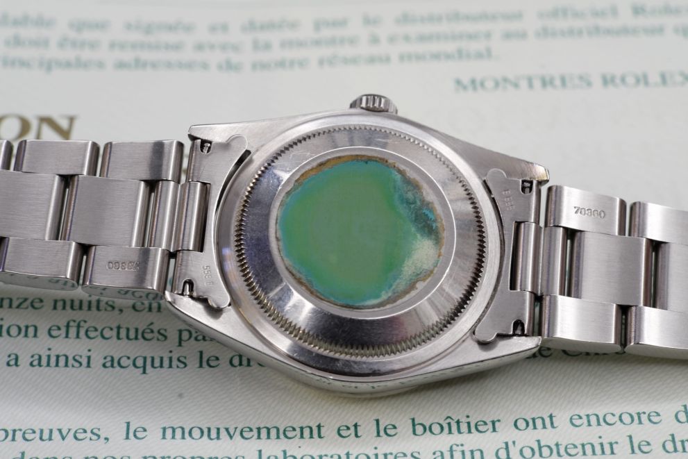 Rolex Explorer 36 Ref. 14270 Tritium dial green sticker with warranty