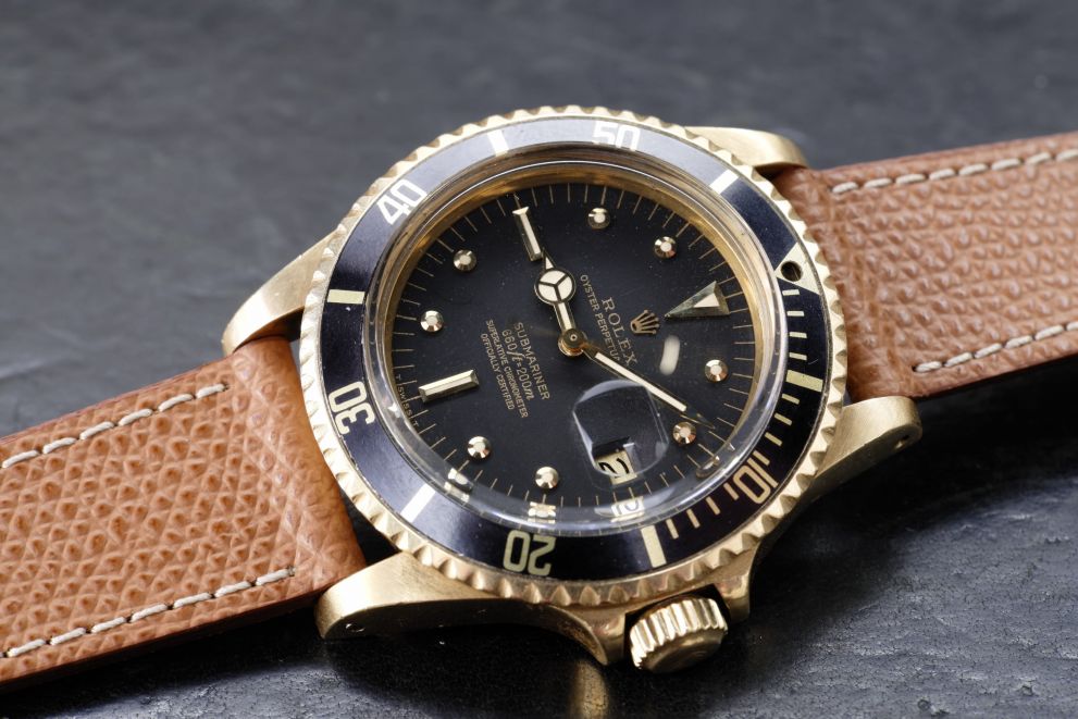 Rolex Submariner Date Yellow gold top condition 1977 mk3 bezel