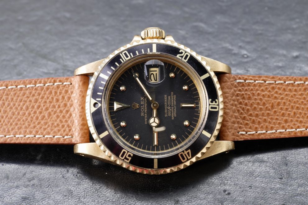Rolex Submariner Date Yellow gold top condition 1977 mk3 bezel