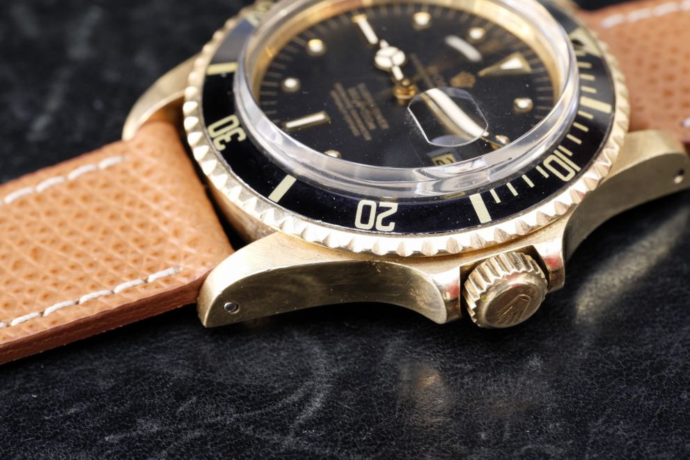 Rolex Submariner Date Yellow gold top condition 1977 mk3 bezel